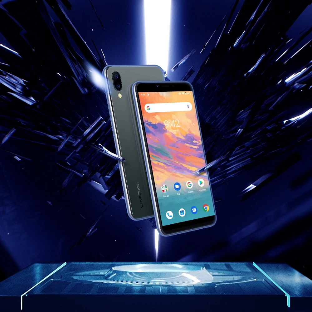 UMIDIGI A3S смартфон с 5 7 дюймовым дисплеем четырёхъядерным процессором MTK6761 ОЗУ 2 Гб