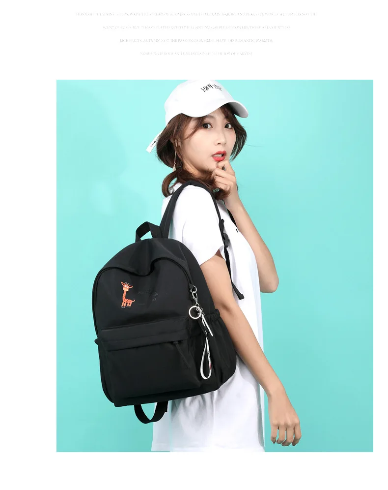 Manufacturers Direct Selling Customizable Harajuku Backpack New Style Korean-style Large Capacity Schoolbag Casual Outdoor