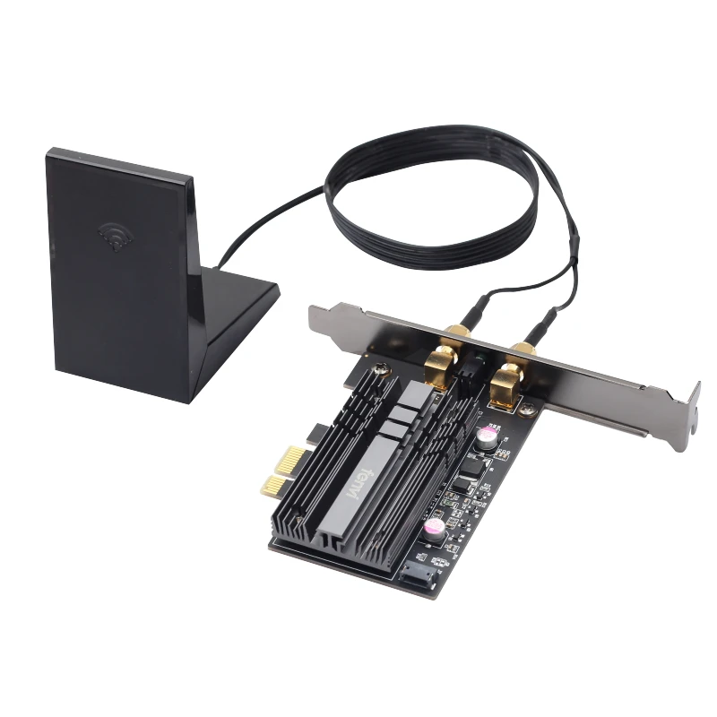 Dual Band 2400Mbps Wireless Wi-Fi Network Card Adapter With Wi-Fi 6 Intel AX200 NGW NGFF  With 802.11 ac/ax BT 5.0 For Desktop