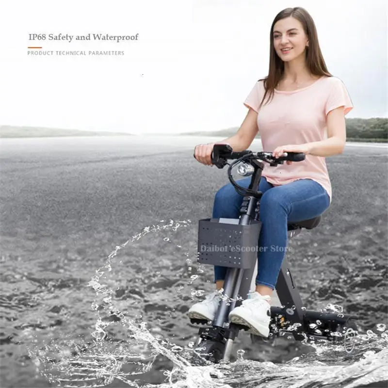 Daibot Folding Electric Scooter 3 Wheel Electric Scooters 48V 350W Three Wheel Electric Tricycle For ElderlyLadies (27)