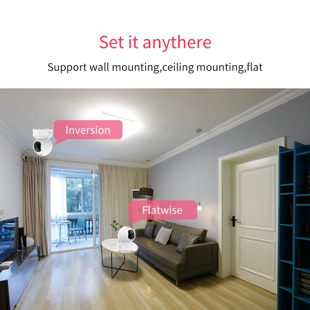 Wireless Ip Camera Wifi 1080P Home Smart Camaras Security Camera Two-way Audio ptz Motion Detection Video Web Camera Ip Cam