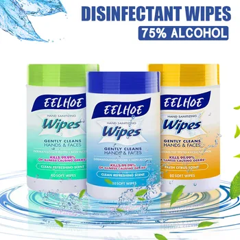 

Alcohol Wet Wipes Antiseptic Disinfection Wipes Sterilization Wipes Household Hand Cleaning Wipes 60 Sheet Phone Clean Wipe d3