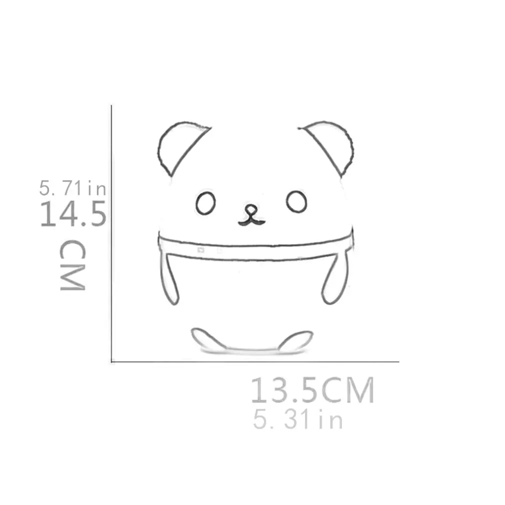 Soft Squeezing Decompression Toy Slow Rebound Vent Decompression Student Decompression Cute Toy Simulation Panda Egg Toys