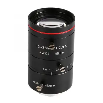 

1/1.8in 3MP HD Camera Lens 12-36mm Focal-Length Manual Aperture C Mount Surveillance New