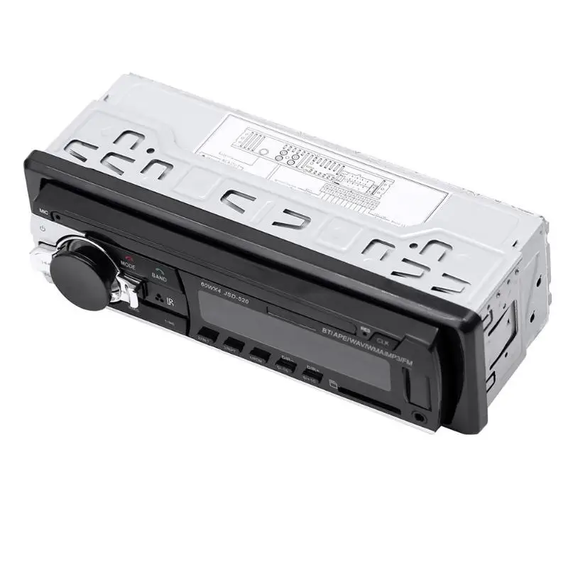 VODOOL JSD-520C-B автомобильный радиоприемник с Bluetooth для стерео-Радио автомобильной FM AUX вход приемник SD USB 12 В в-тире 1 din автомобильный MP3 мультимедийный плеер