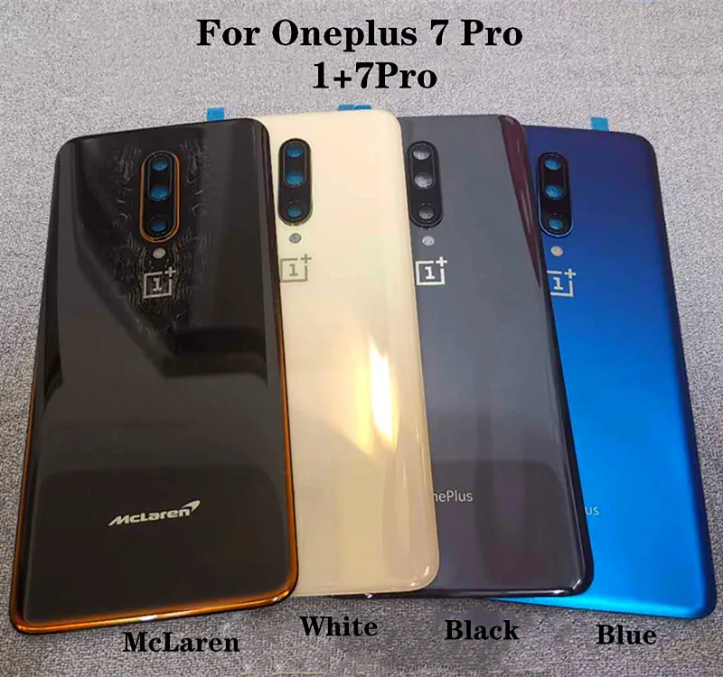 

Original Back Battery Cover For Oneplus 7 Pro Oneplus7Pro 1+7PRO Rear Back Housing Door Panel Mobile Phone Case Shell Replacemen