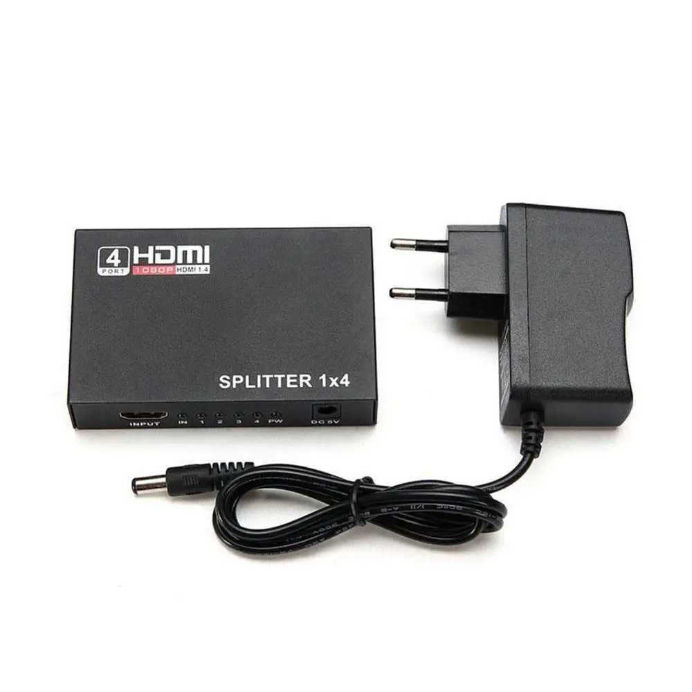 4K сплиттер UHD 3D HD HDMI сплиттер 1X4 HDMI сплиттер порт переключатель повторитель DVD PS3 1080p 1X4 усилитель для HDT Z4N5