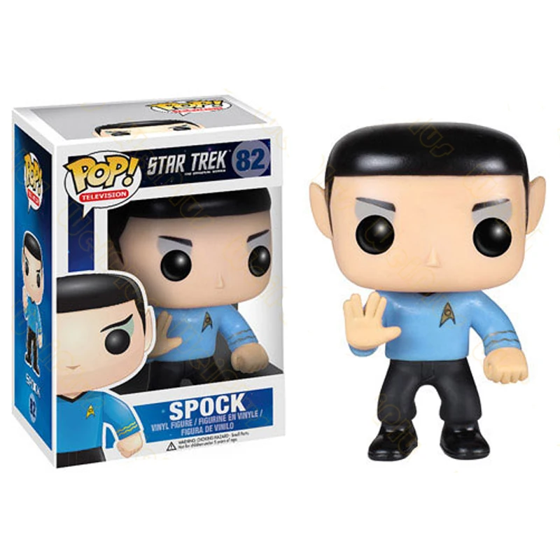 FUNKO Pop Star Trek Beyond surpass Spock вокруг звезд 10 см виниловые декоративные фигурки Детские