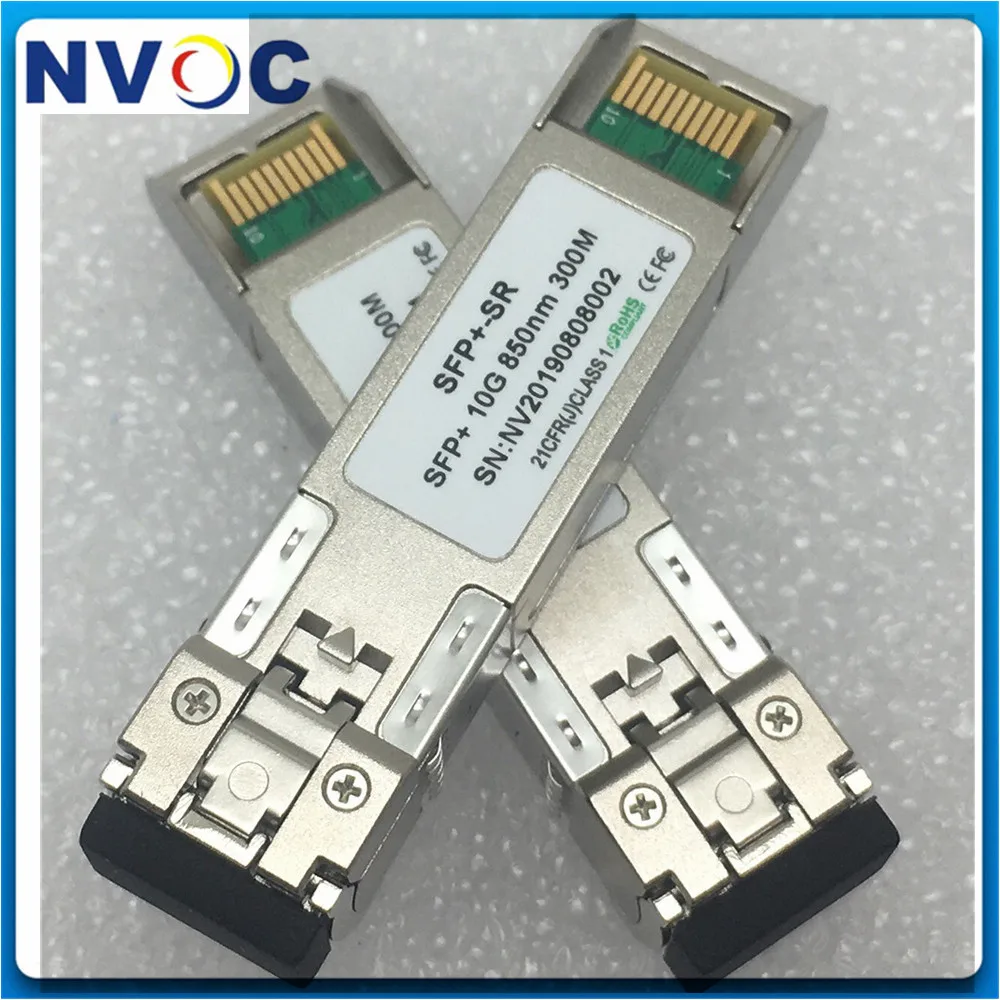 Бесплатная доставка 10 г 300 нм м MMF двухволоконный LC SFP +-SR модуль многорежимный