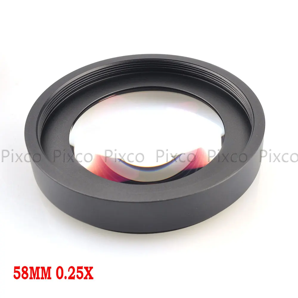 58 мм 0.25X Супер широкий угол макросъемки Рыбий глаз объектив для Canon NIKON PENTAX DSLR SLR камеры 58 мм резьба объектива
