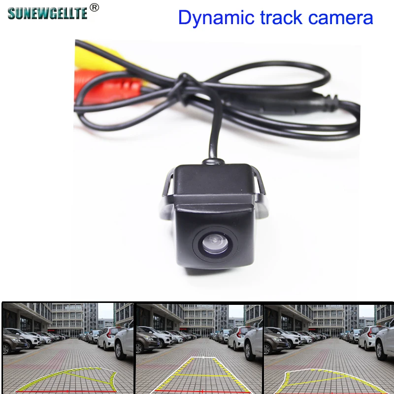 

Intelligent Dynamic Trajectory Tracks Car Reversing Backup Rear View Camera For Toyota Camry Prius Parking Assistance
