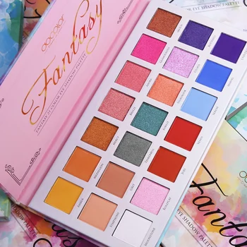 

Fresh 21-color Eyeshdaow Palette Waterproof Smudge-proof Long Lasting Matte Shimmer Eye Shadow