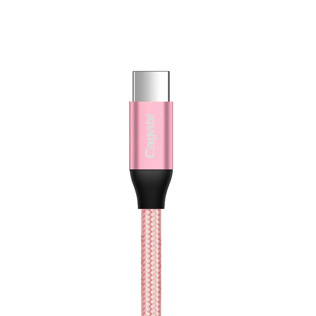 Cagabi 2,4 в настоящее время быстрой зарядки Quick данных Передача USB Тип-C кабель феррита Нержавеющая сталь разъем