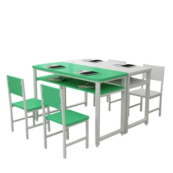 

Training Class Desks and Chairs Students Color Single Double Desk Stool Tutorial Class Art Table Double