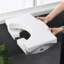 Tabouret de toilette pliable et réglable, pour salle de bain, pied de toilette, pour femmes enceintes et enfants