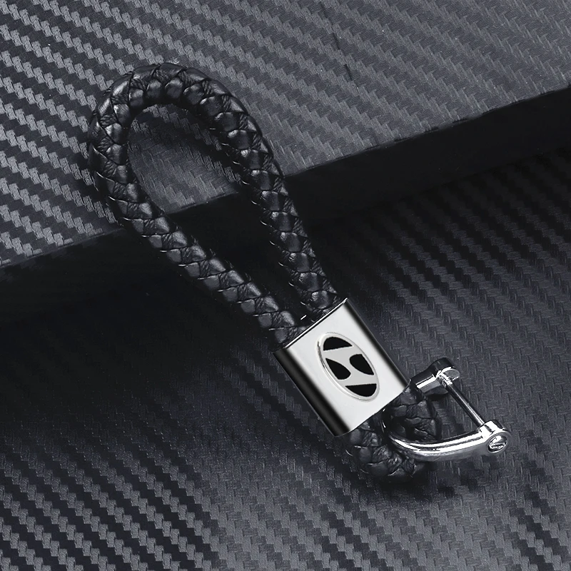 Кожаный ручной брелок, металлические брелки, цепочки, подарки, автомобильный держатель для ключей для hyundai IX35 Tucson Santa i20 sonata, аксессуары