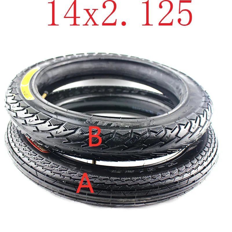High Performance Multi-style Various Patterns 14x2.125 54-254 Tire Inner Tyre and Outer Tyre Fits Many Gas Electric Scooter
