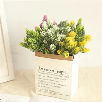 

Pinecone grass pineapple artificial plants manufacturers vases for home decoration wedding holding flowers wall fake flowers