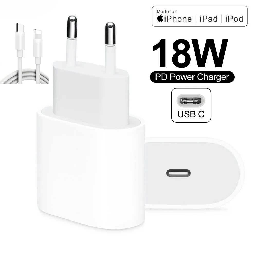 Оригинальное 18 Вт PD 3,0 быстрое зарядное устройство USB портативное зарядное устройство для мобильного телефона для iPhone 11 Pro samsung Xiaomi huawei sony LG htc