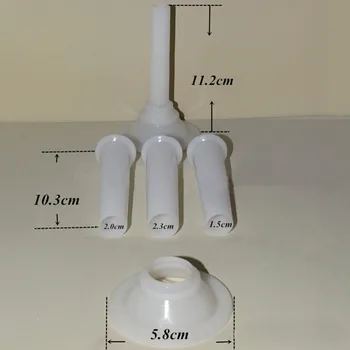 

4pc/ Meat Nozzles for Grinder Sausage Casing Fillers Machine Meat Filling Funnel Sausage Ham Maker Grinder Tools Set