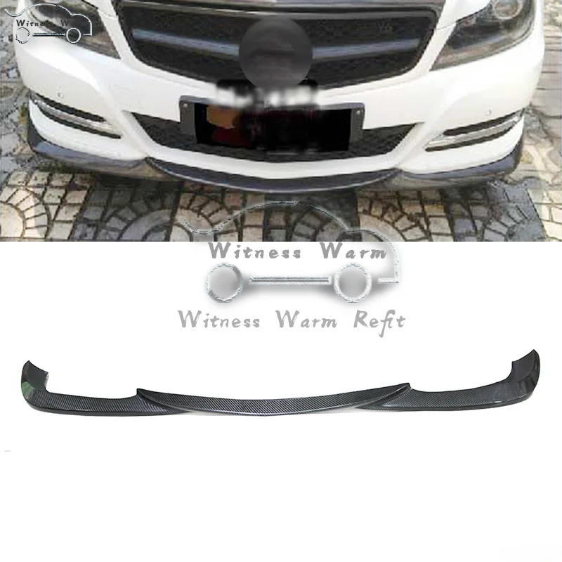 Автомобильный протектор переднего бампера для Benz C-Class W204 стандартный бампер из углеродного волокна AMG C63 стиль 2012 2013