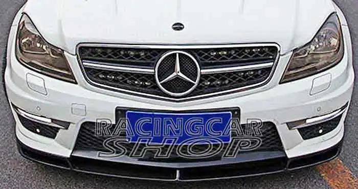 Передний спойлер из углеродного волокна для Mercedes Benz W204 C63 F/L Coupe Sedan 2012- M032