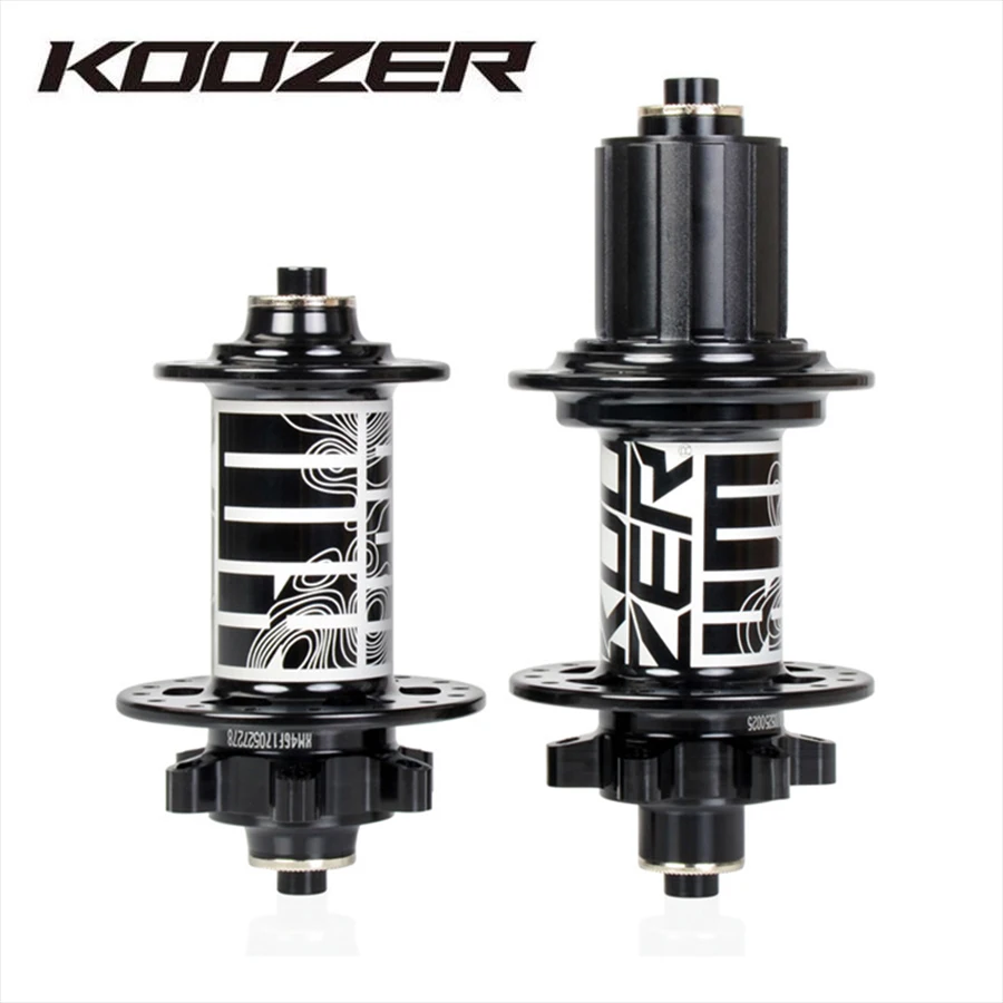 

KOOZER XM460 front rear hub 100*9/15mm 135*10/142*12 QR Thru 32 holes bicycle hubs quick release 4 bearing 6 pawls bike Hub part