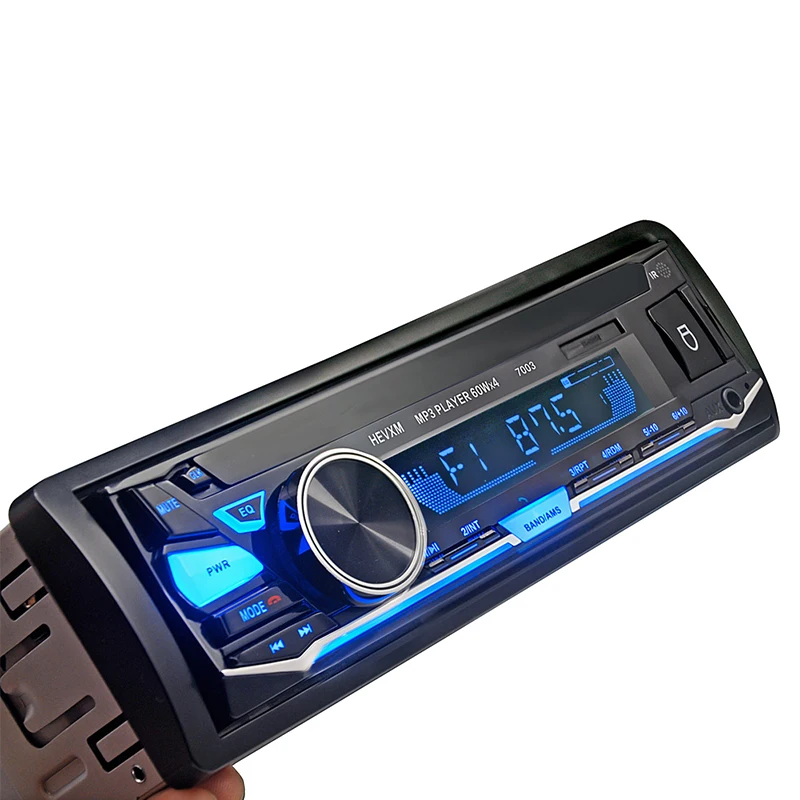 Красочный эффект освещения авто аудио автомобиль MP3 Bluetooth Смарт-автомобиль mp3-плеер для автомобиля