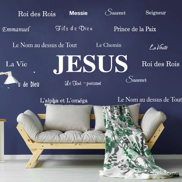 Autocollant mural enfant de Dieu autocollant citation Bible chrétienne  Jésus déc