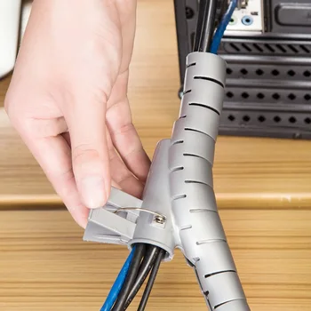 

Charging Cable Protector Cable Holder Cover Cable Winder Clip Charger Cord Management Cable Organizer Spring Sleeve Twine
