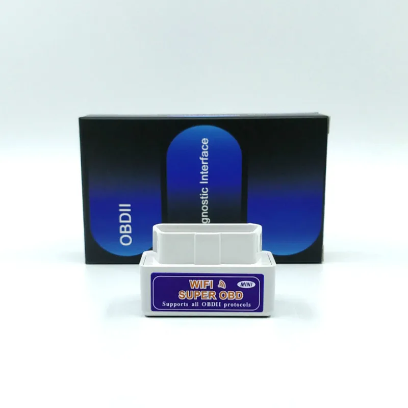 C12B белый wifi ELM327 OBDII для Android, Apple Iphone двойная система Obd2 сканер ELM 327 Автомобильный диагностический инструмент OBD 2