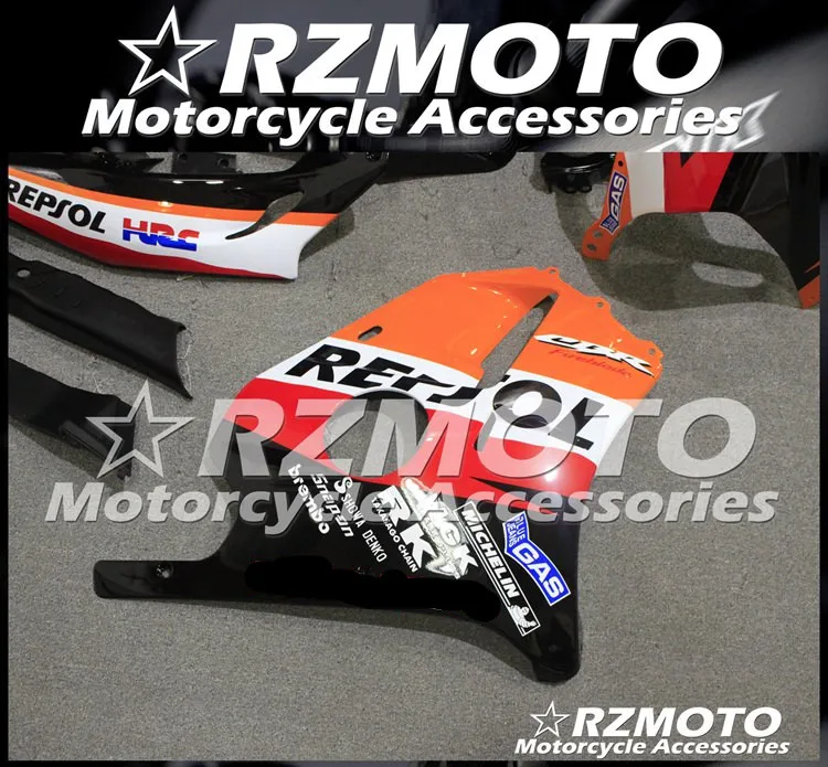 ABS мотоцикл обтекатель комплект для HONDA CBR250RR MC22 1990-1999 год кузов литья под давлением Магазин № 1240
