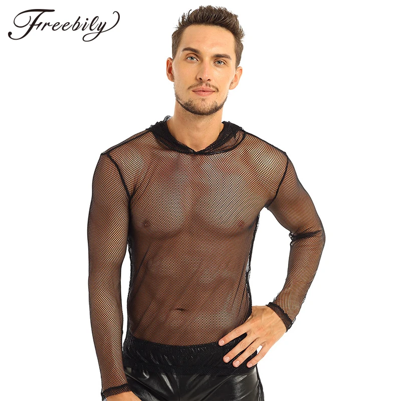 fishnet long sleeve shirt