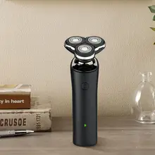 1 комплект; Новинка; электробритва 3-ползун ножа плавающий моющаяся бритва Портативный Для мужчин бритья и удаления волос