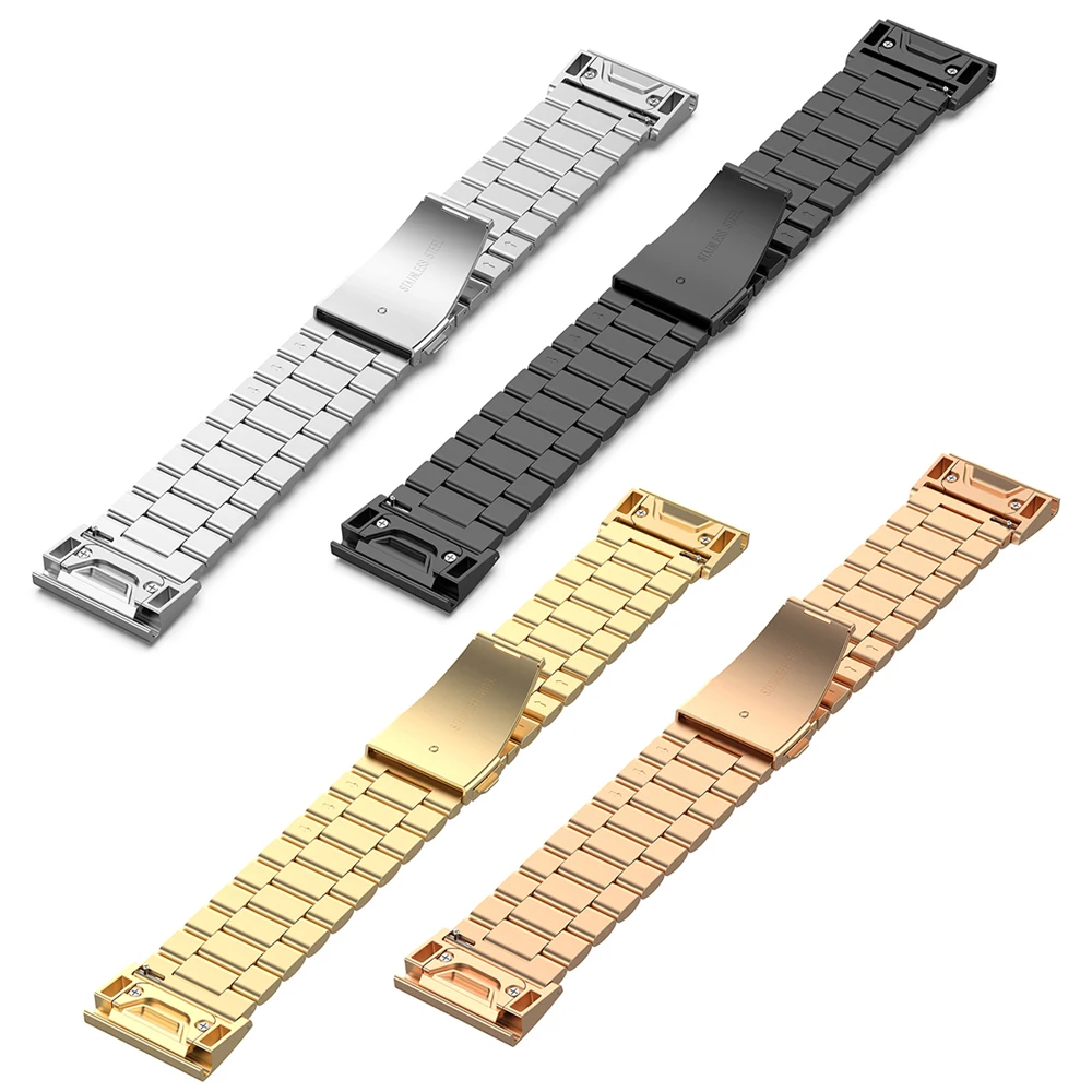 Premium Stainless Steel Band Wristband for Garmin Smartwatches - Easy Fit 20mm