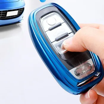 Cover per chiave/telecomando per Audi A1 A3 A4 A5 A6 A7 A8 Quattro Q3 Q5 Q7 2009 2010 2014 2012 2013 2015 2011 accessori 3 Cover per chiave/telecomando per Audi A1 A3 A4 A5 A6 A7 A8 Quattro Q3 Q5 Q7 2009 2010 2014 2012 2013 2015 2011 accessori - Copertura chiave dell automobile Fob custodia Shell per Audi A1 A3 A4 A5 A6 A7