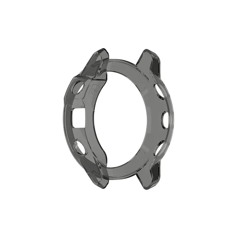 Черный Умный защитный чехол для Garmin Fenix 6 6s, чехол для часов, Сменный Чехол из ТПУ для Garmin Fenix 6x pro, защитный чехол - Цвет: Черный