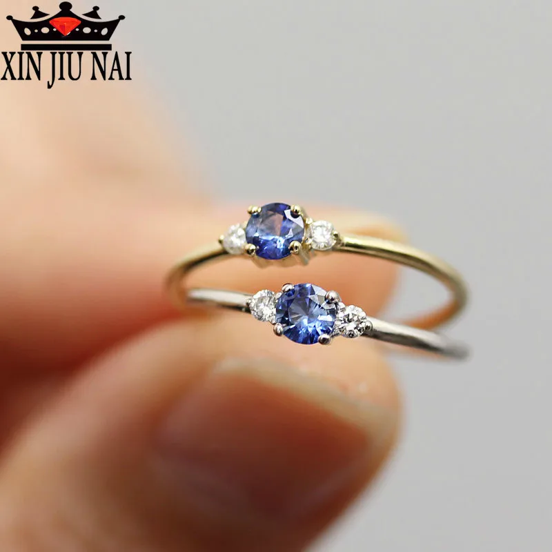 Модное простое сапфировое кольцо с подвеской сексуальные женские модельные