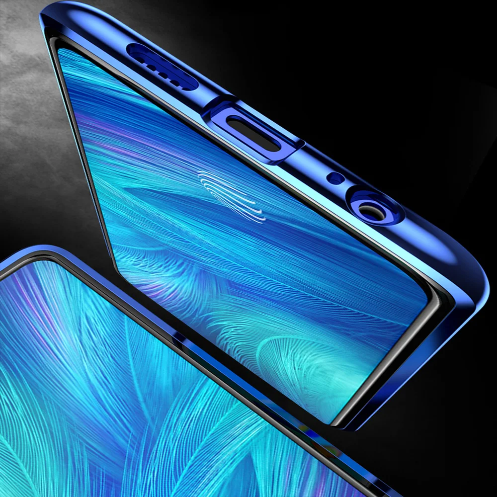 360 градусная металлическая магнитный чехол для OnePlus 7Pro 7 полная защита двухсторонняя прозрачная пленка из закаленного Стекло Крышка для OnePlus 7, 6 комплектов/партия, футболка