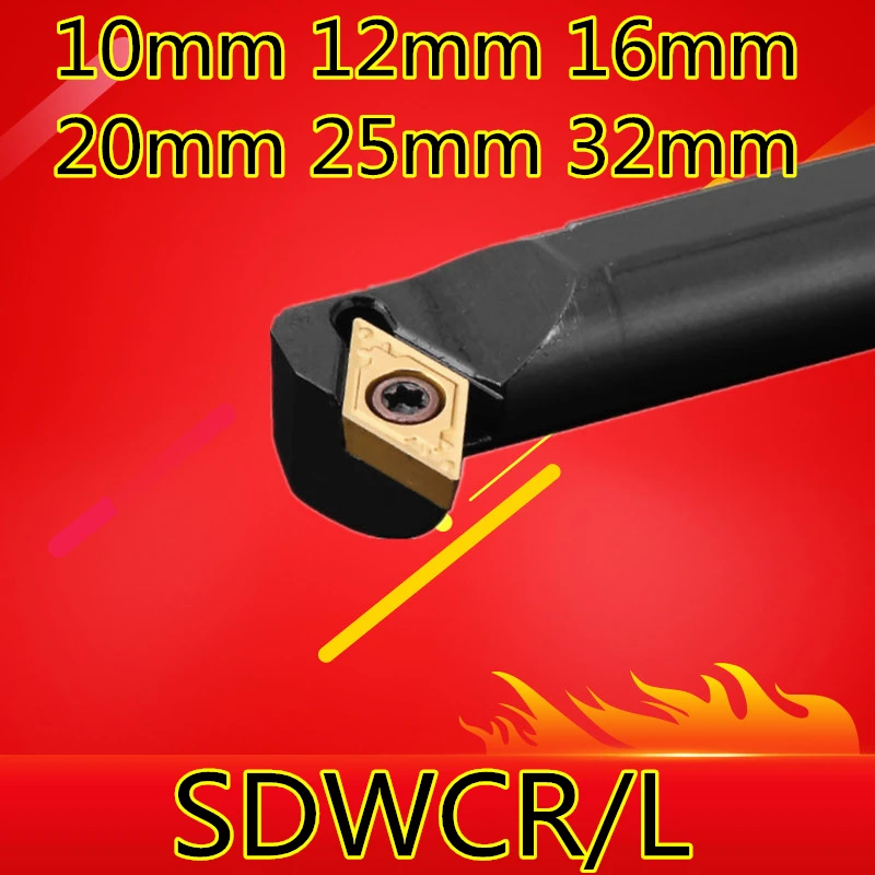 1PCS S10K-SDWCR07 S12M-SDWCR07 S16Q-SDWCR11 S16Q-SDWCR07 S20R-SDWCR11 S25S-SDWCR11 S32T-SDWCR11 10mm-32mm CNC Turning tool small vice