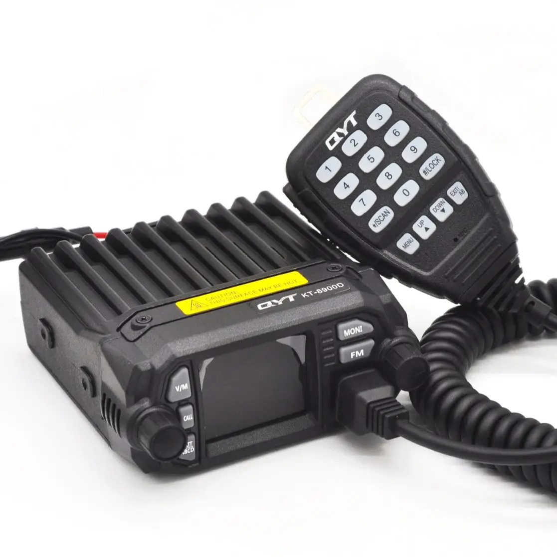 Radio Mini móvil QYT KT-8900D de doble banda, 25W, VHF/UHF, 136-174/400-480MH, Radio bidireccional