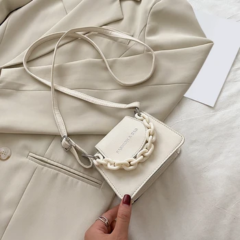 

Small PU Leather Shoulder Bags For Women 2020 Spring Autumn Handbags Female Travel Luxury Fashion Chain Hand Bags