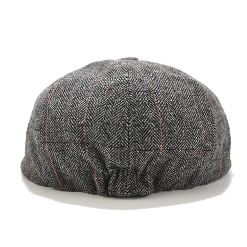 Casquette, Прямая поставка, шерстяная твидовая Кепка Newsboy, шапка в елочку для мужчин и женщин, Гэтсби, Ретро стиль, плоская кепка для водителя, BLM98