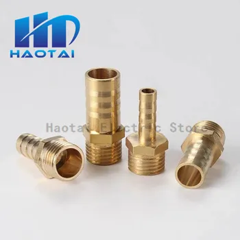 

Brass Pipe Fitting 4mm 6mm 8mm 10mm 12mm 19mm Hose Barb Tail 1/8" 1/4" 1/2" 3/8" BSP Male Connector Joint Copper Coupler Adapter