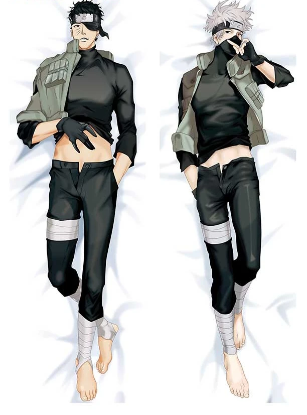 Cute Cartoon Body Pillow Covers Cosplay Anime Hatake Kakashi Pillowcase