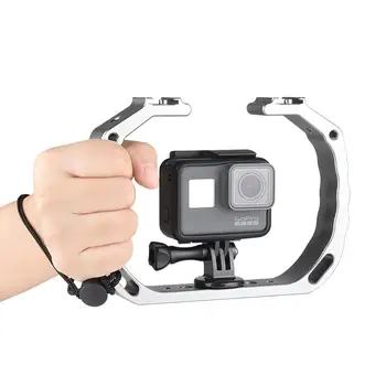 

YELANGU A63 Aluminum Alloy Micro Film Making kit Video Cage Diving Rig with Mount Adapter for Gopro
