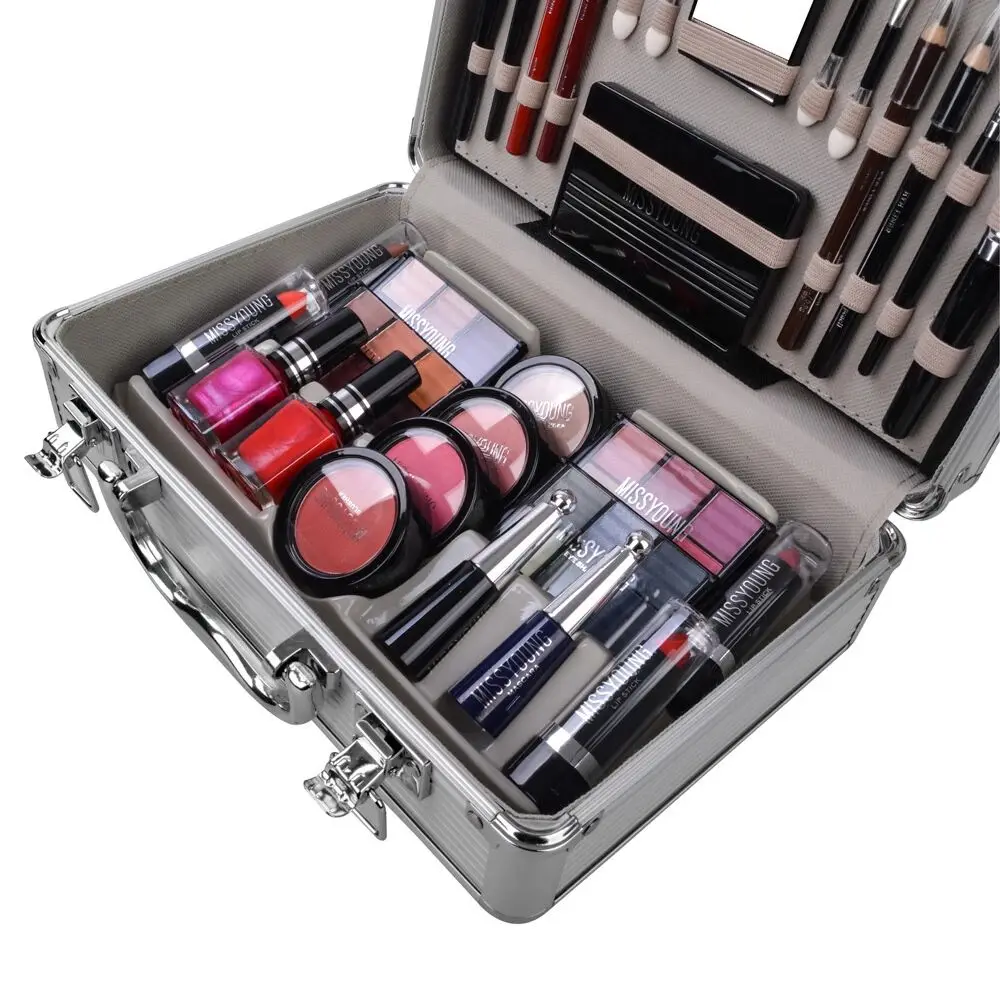Miss young Makeup Set Shimmer Matte Eyeshadow Palette with Long Lasting  Waterproof Make Up Kit Professional makeup Brush tools