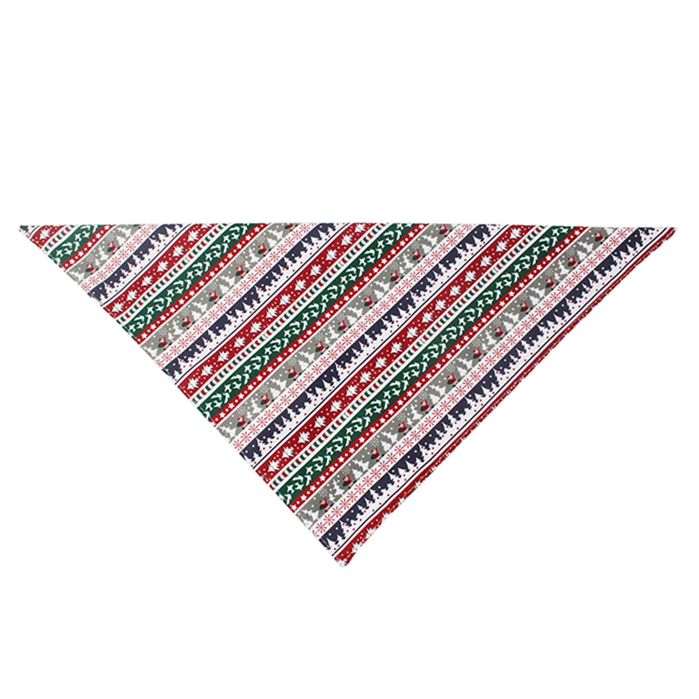 Adjustable Christmas Pet Dog Bandana Santa Snowman Tree Bibs Saliva Towel Scarf Neckerchief Christmas supplies