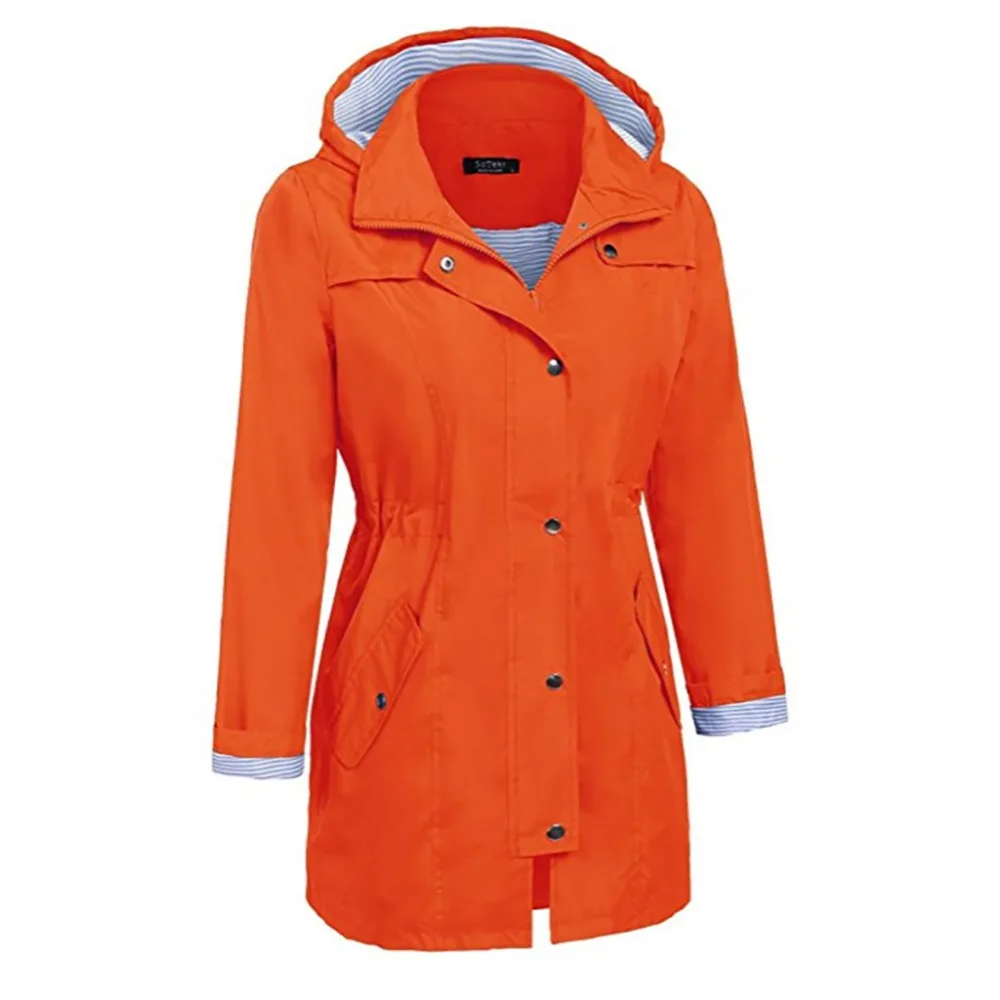 Зимний женский водонепроницаемый Тренч Кемпинг Альпинизм винтажные Топы длинное пальто сохраняющий тепло дождь 4 цвета Верхняя одежда для улицы
