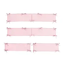 Lit de bébé avec pare chocs détachable, protection autour du berceau du nouveau né, doublure de berceau lavable, accessoire de lit pour tout petit, décoration de chambre d'enfant